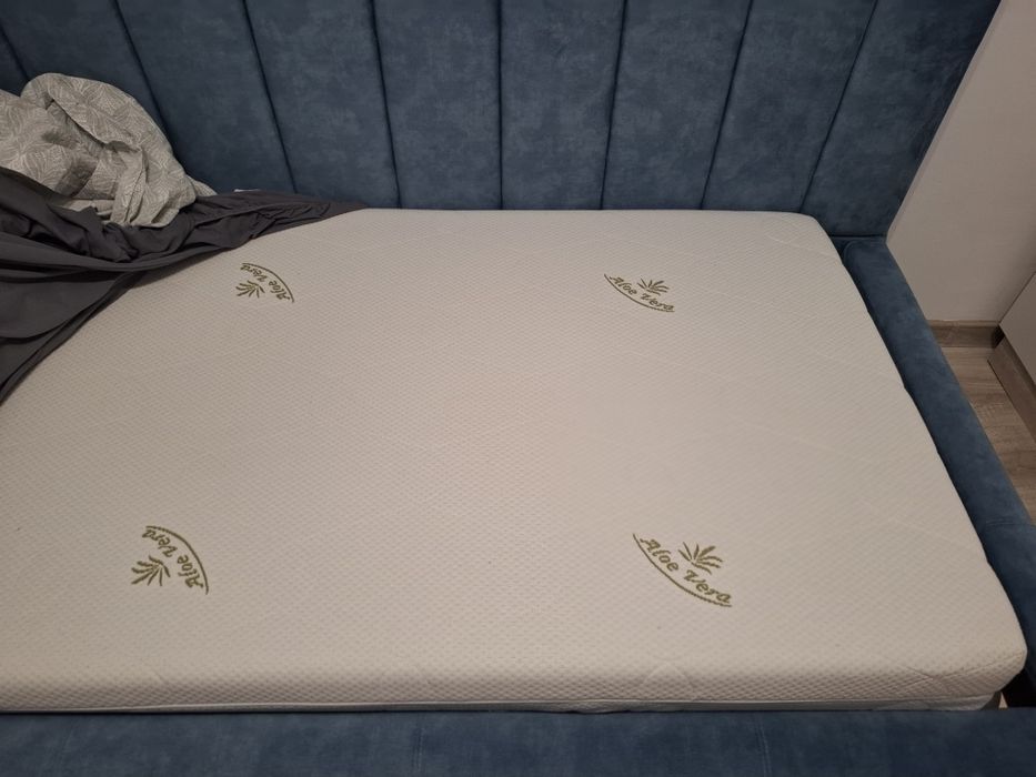 Saltea ortopedica SleepLine BioGreen Memory 90x190, ioni de argint