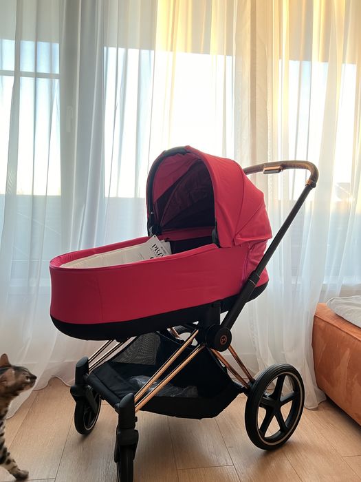 Landou Cybex Platinum Lux Priam 4.0 - Barbie Pink