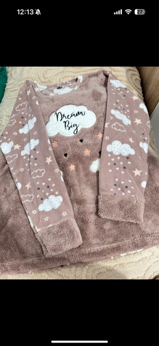 Set pijama groasa dama, 3XL