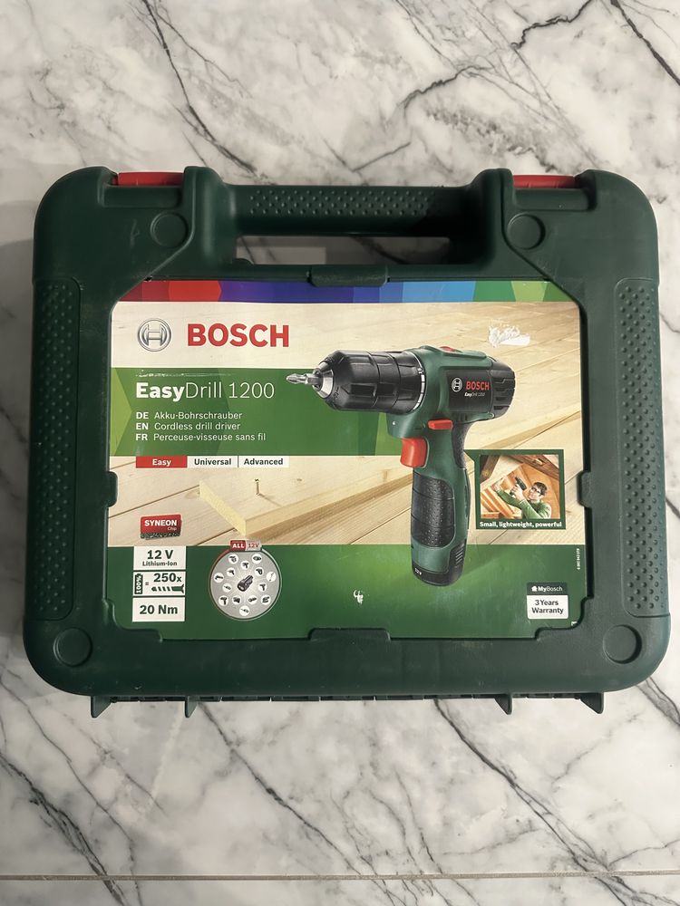 Bosch EasyDrill 1200 – Mașină de găurit/înșurubat 12V cu acumulator