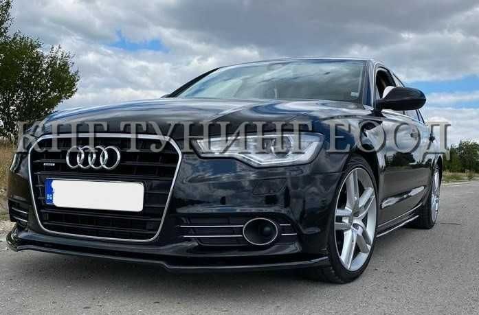 Преден лип спойлер за ауди а6 ц7 / audi a6 c7 lip spoiler