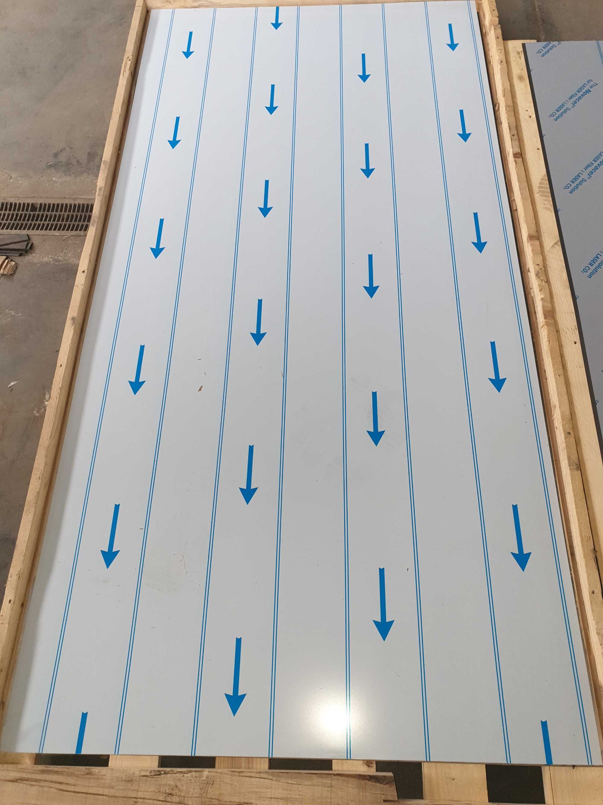 Tabla inox alimentar 1.5mm suprafata lucioasa cu folie