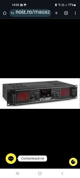 Skytec SPL 2000BT Power Amplifier