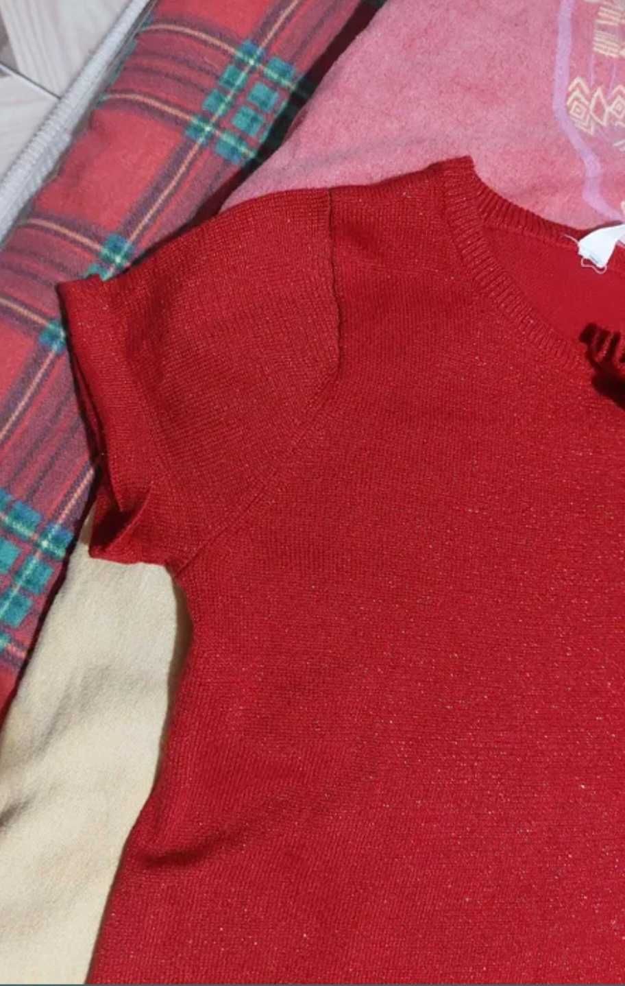 Rochie fetițe H&M 134/140 cu fir auriu casual