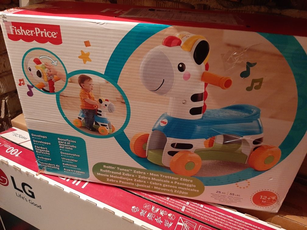 Музикална зебра Fisher price