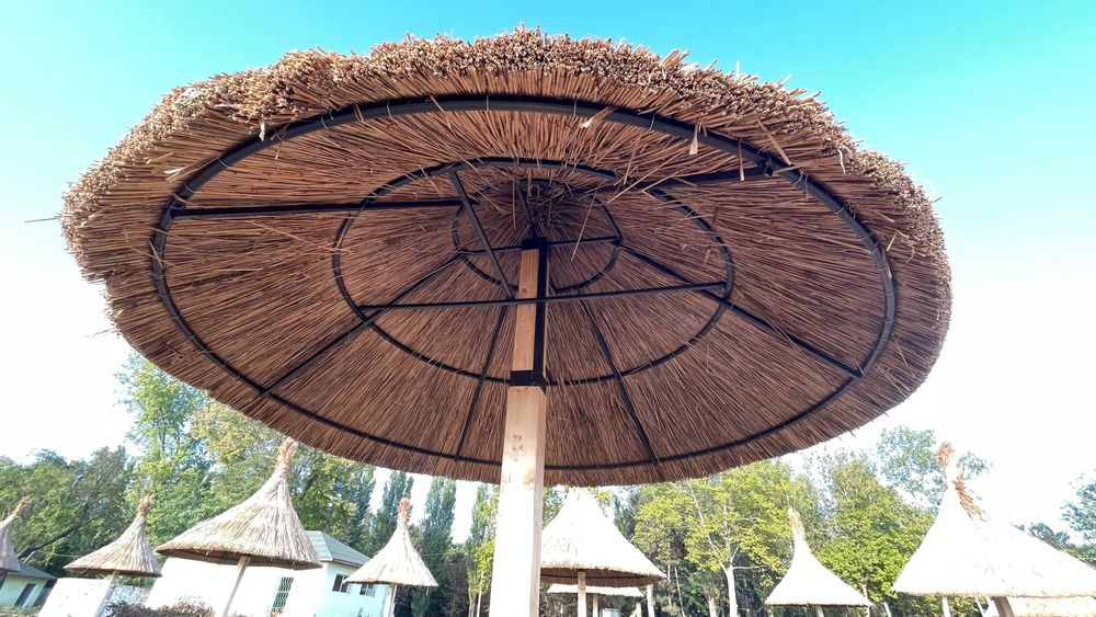 UMBRELE Stuf Plaja., Piscina Robuste cadru metalic sau lemn