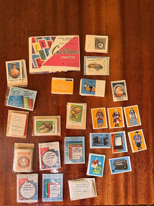 Коллекция сувенирных спичечных этикеток СССР