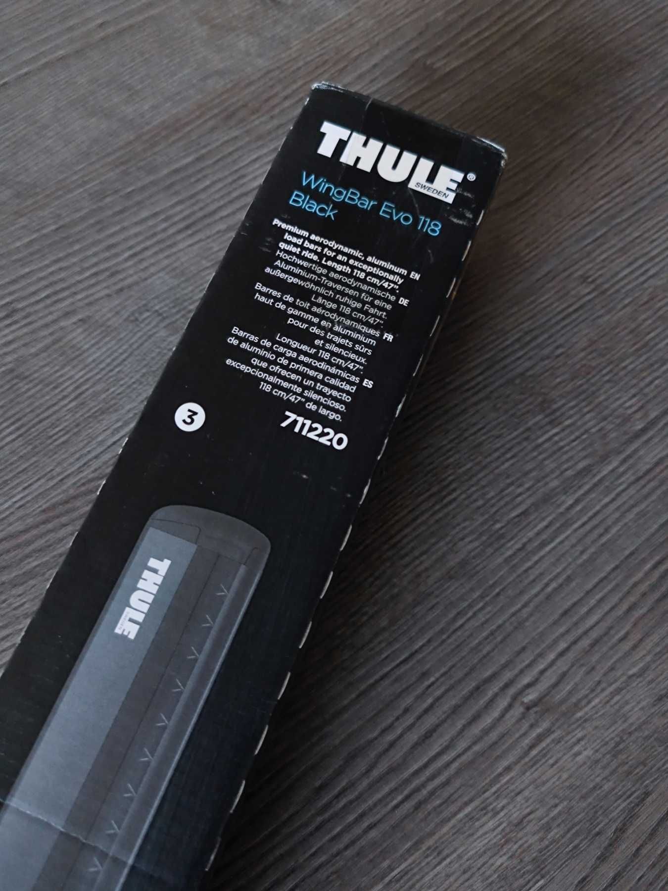 Напречни греди Thule WingBar Evo 118cm 711220 Черен Алуминий