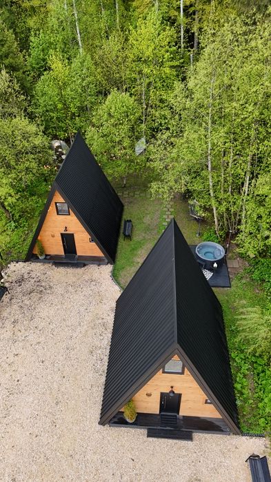Cabana A-FRAME de inchiriat cu ciubar
