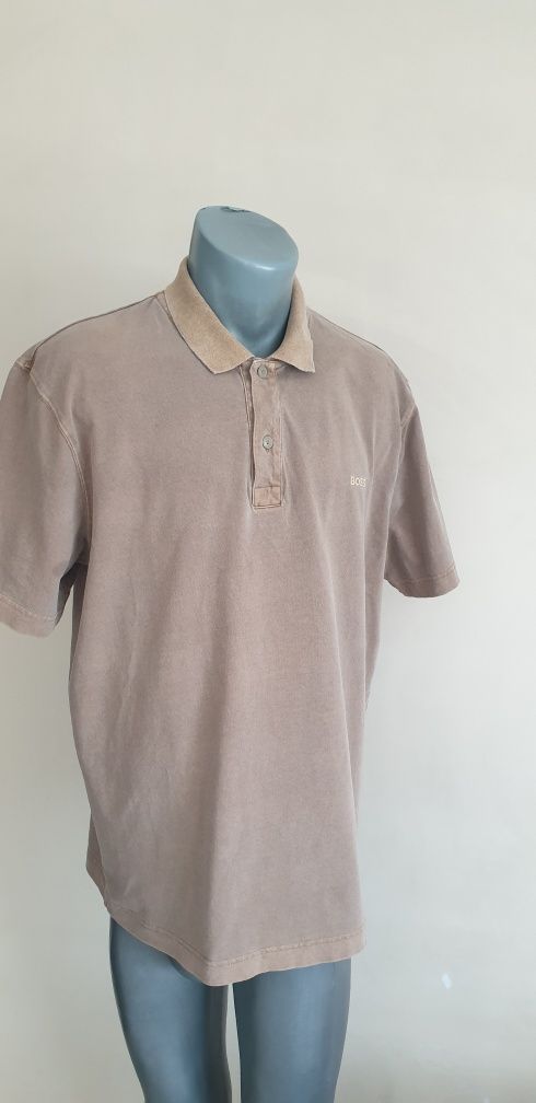 Hugo Boss Peneon Pique Cotton Mens Size XL - 2XL ОРИГИНАЛНА Тениска!