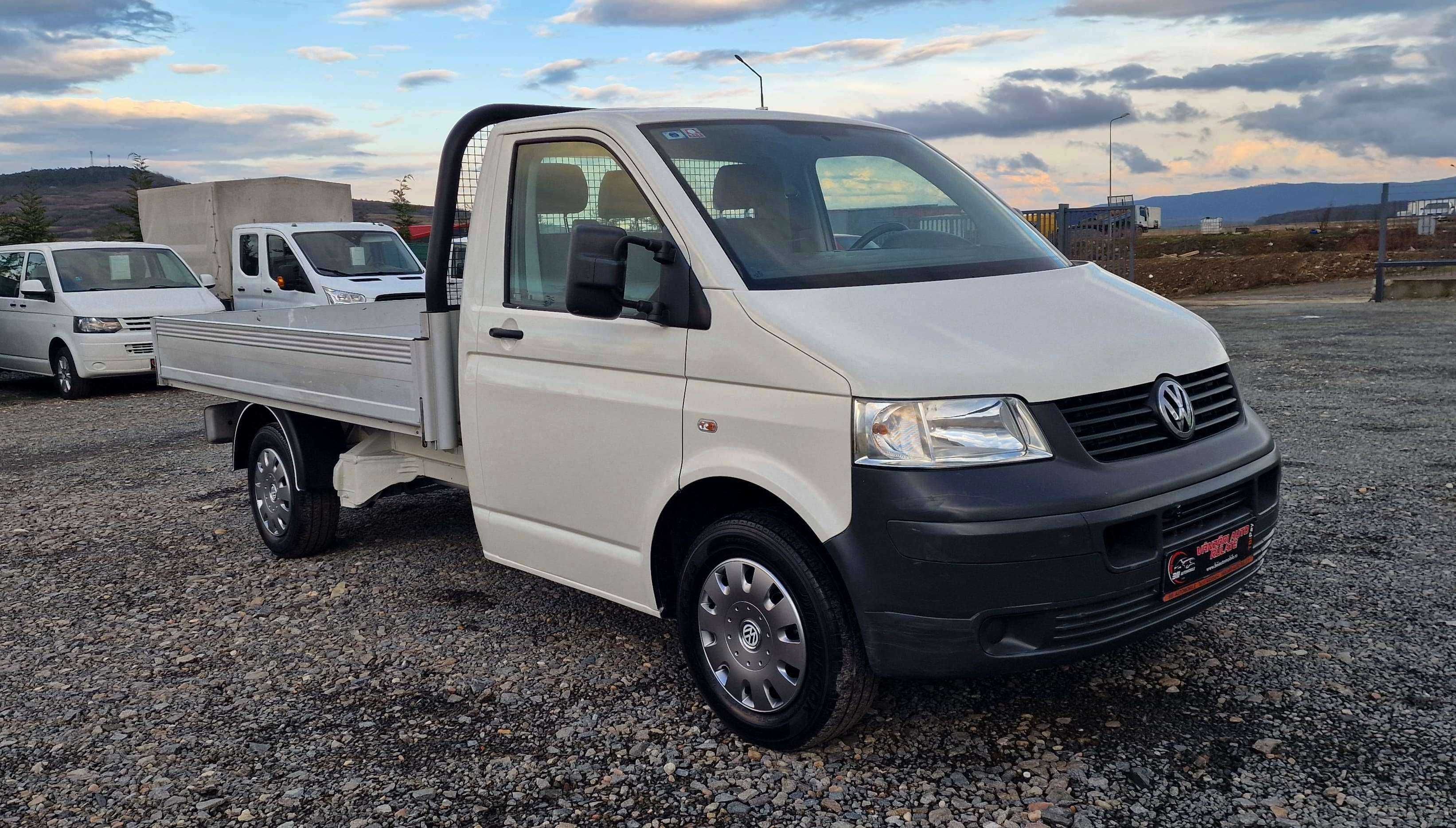 Volkswagen T5 Pickup, 1.9 TDI, 122.780 km, lada 3m,  A/C,  07/2009