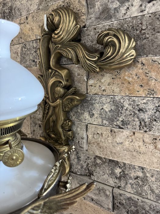 Aplica clasica- bronz- opalina