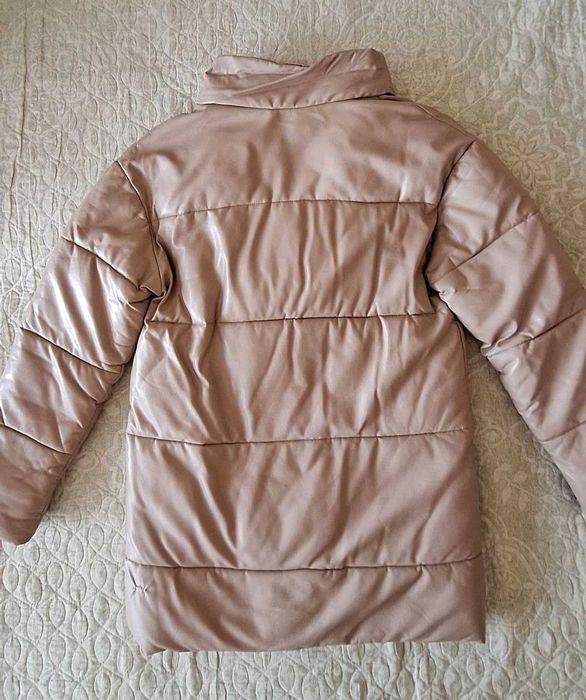 Куртка Tesvi из экокожи зимняя, размер 42.