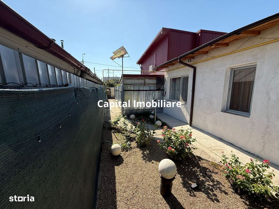 Casă decomandată 3 camere + grădină 450 m2, zonă liniștită Galați