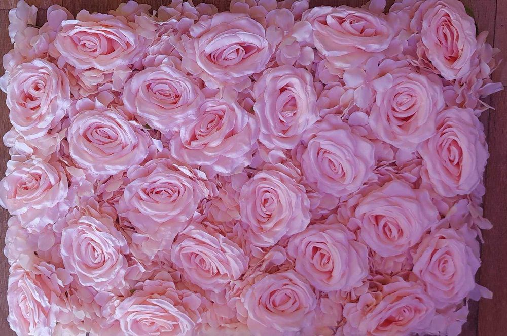 Изкуствени цветя панел стенен