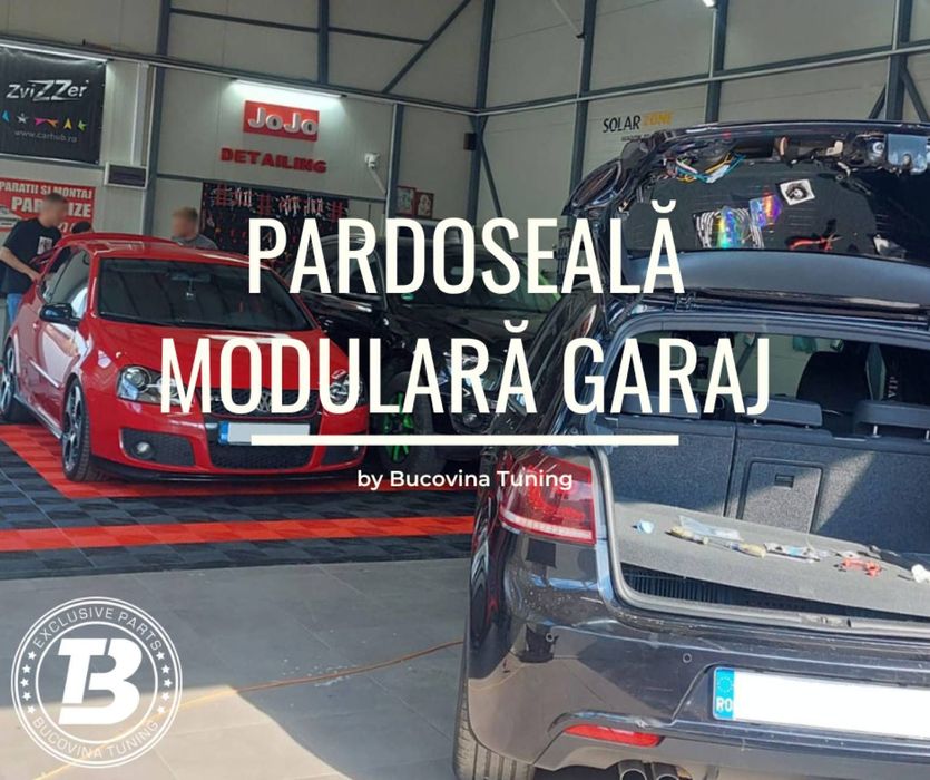 Pardoseala Modulara pentru Garaj Service Detailing