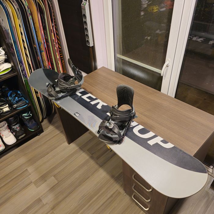 Placa Snowboard Killer Loop 162 cu Legaturi Crazy Creek L