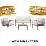 Set mobilier gradina/terasa 2 fotolii canapea și masă LIVRARE GRATUITA