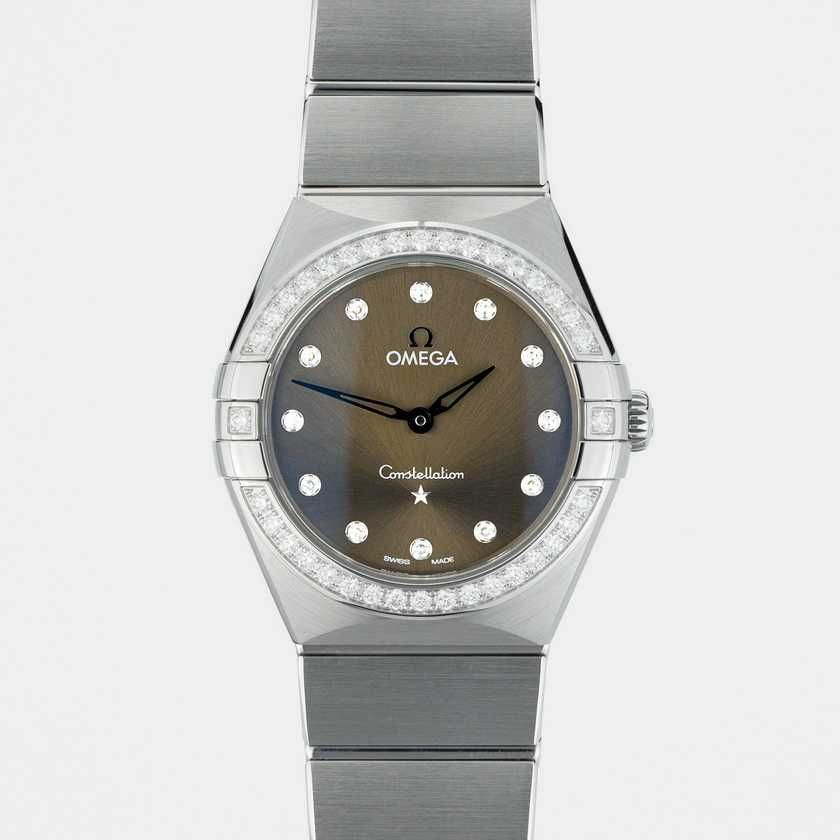 Omega Constellation Quartz 28 Manhattan Diamond dial&bezel