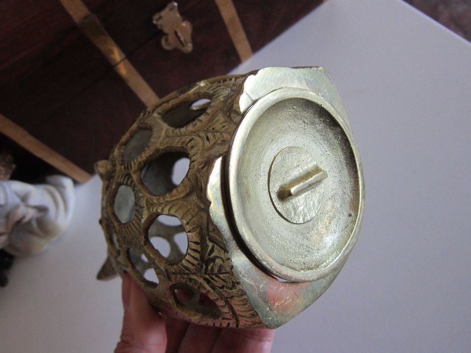 cadou rar  bronz masiv  Feng Shui Bufnita Franta 1960