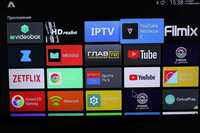 Смартбокс android TV, с гарантией, настроены на все приложения.
