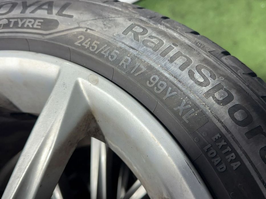 JANTE AUDI R17 / 5x112 / TT TTS / 245/45 R17 99Y XL / 0,5JX17 EH2 ET50 + CAUCIUCURI (X4)