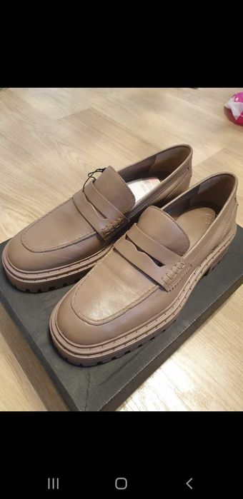 Лоферы Массимо Дутти, 39 размер, цвет какао