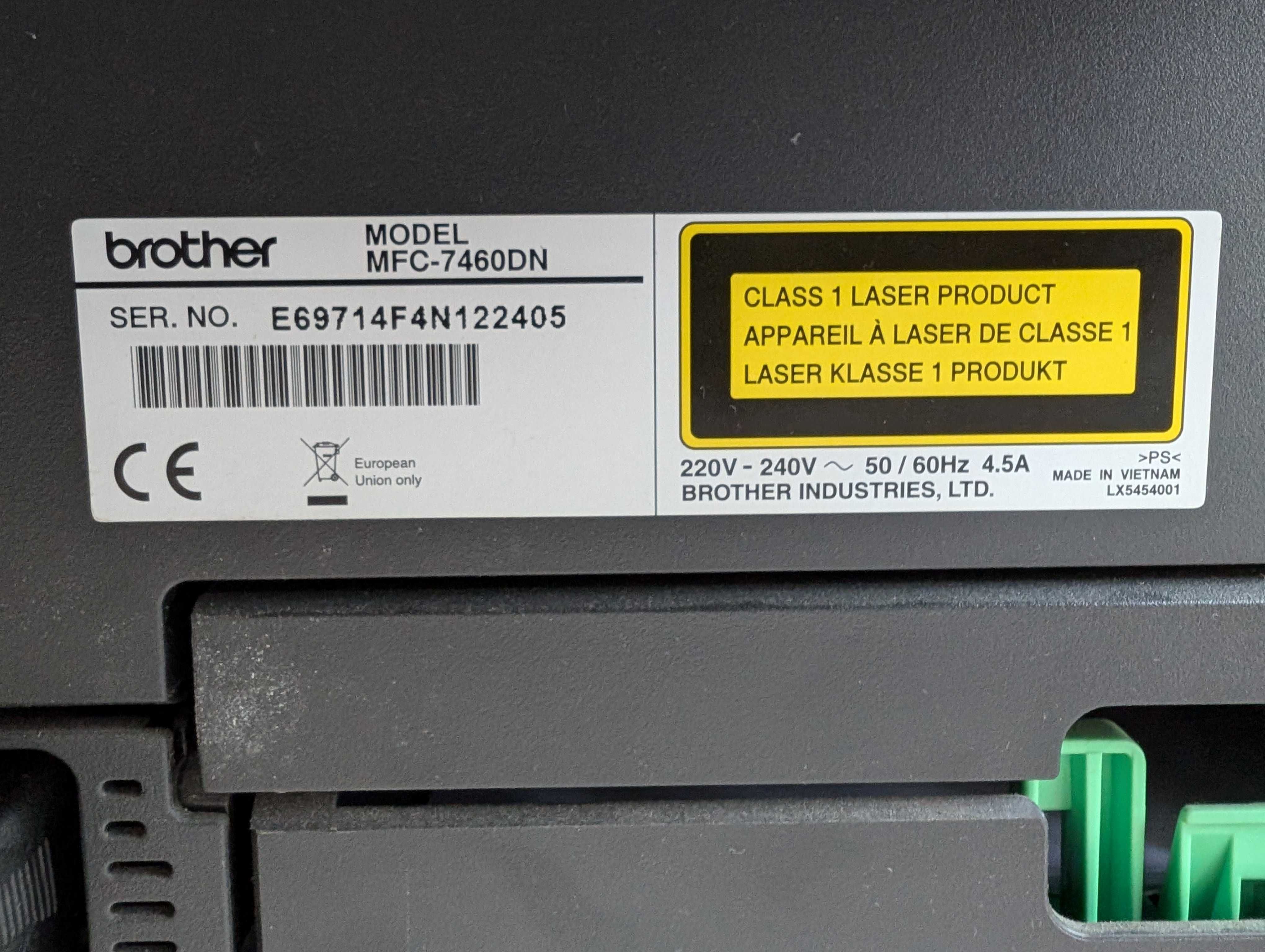 Imprimanta multifunctionala Brother MFC-7460DN A4, Fax, Scanare