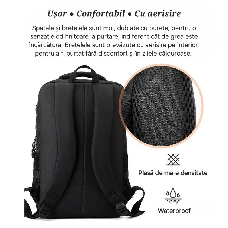 Ghiozdan XXL Army Molle Tactic. Burete pe spate și bretele.Cu aerisire