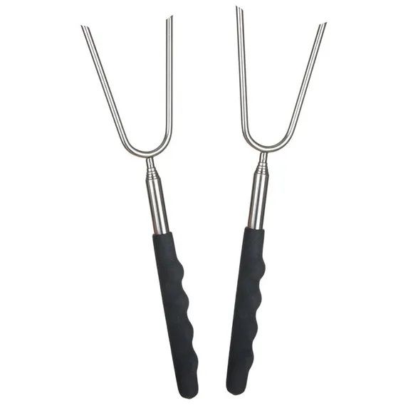 Set 2 furculițe telescopice pentru grătar - NOU