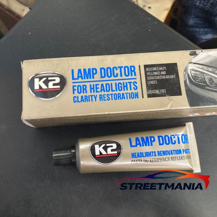 Абразивна полир паста K2 за възстановяване на фарове и боя