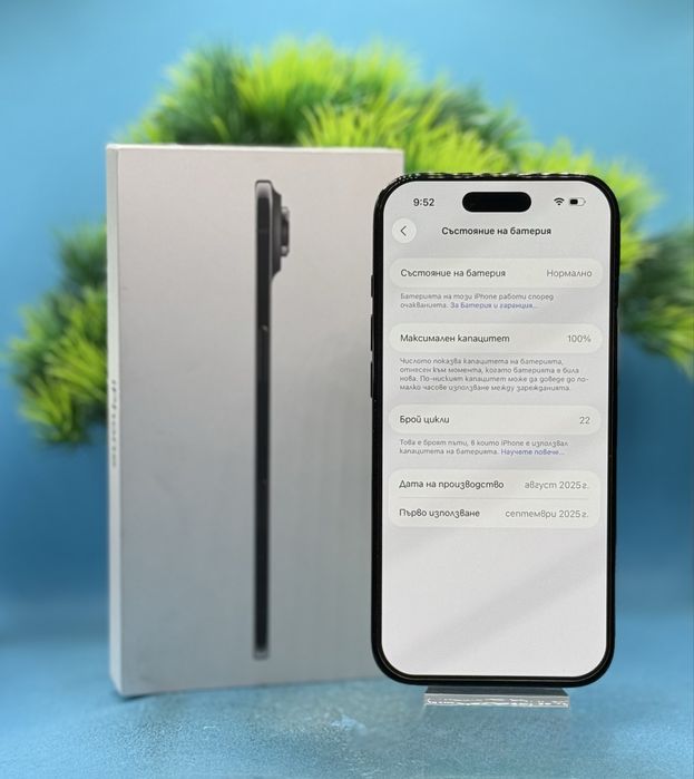 ГАРАНЦИОНЕН!!! Apple iPhone Air, 256GB, 5G, Space Black