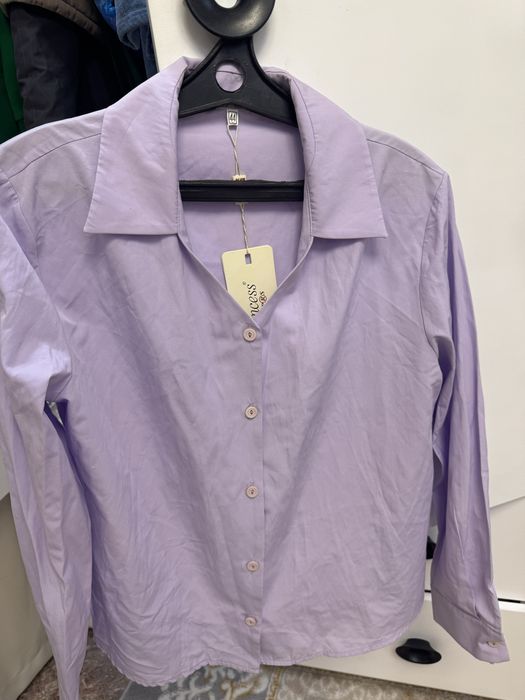 продам рубашку новую фиолотевого цвета