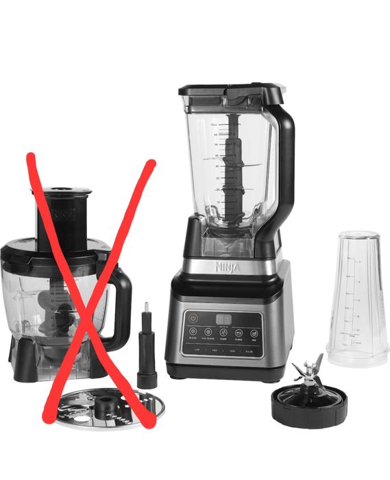 Кухненски робот Ninja BN800EU, 1200W, 2,1Л, 3в1, Auto-iQ, 3 скорости