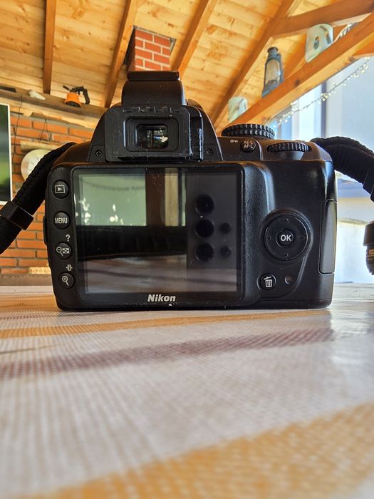 Фотоапарат Nikon d3000 с три обектива отлично състояние