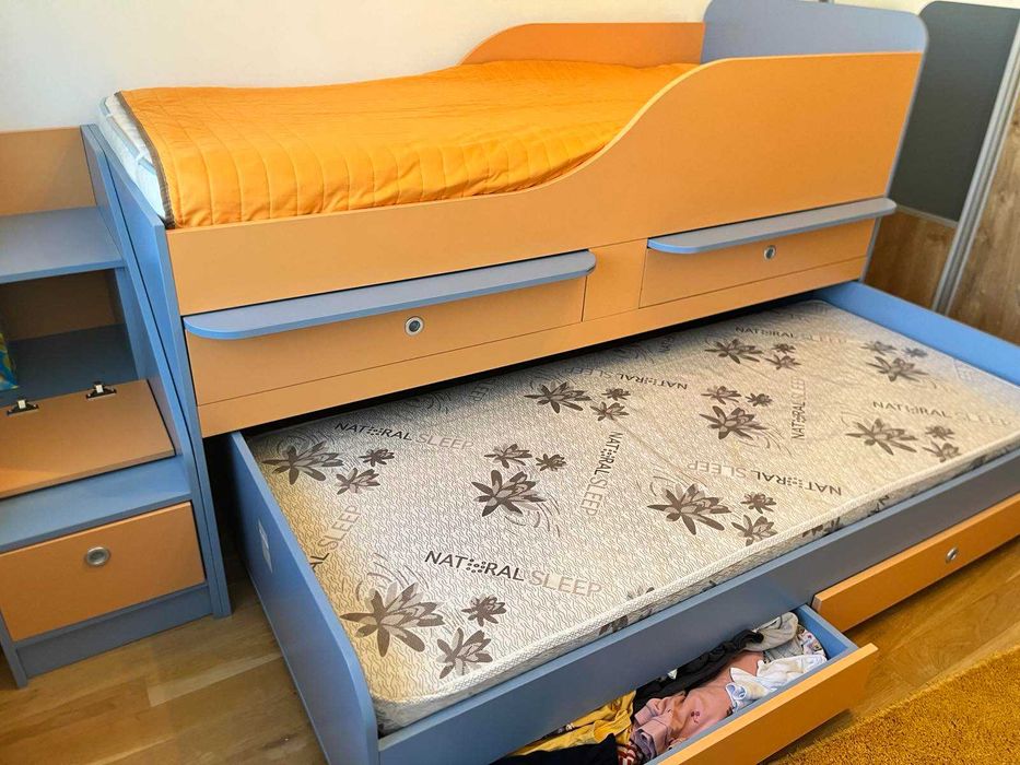 Детско двуетажно разтегателно легло СТЕМАР