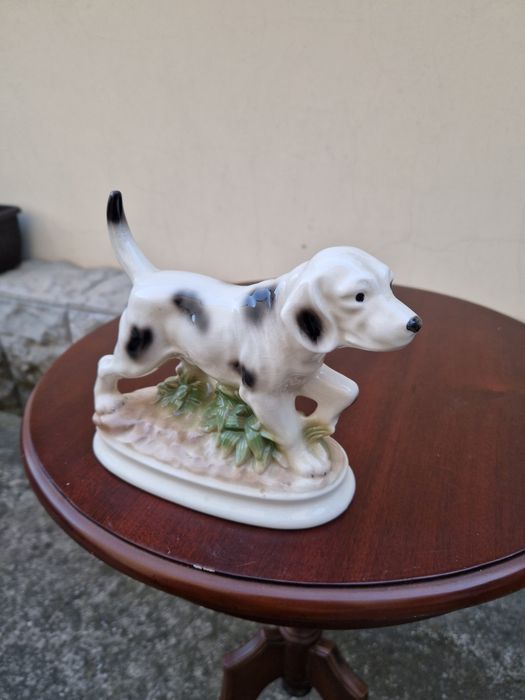 Страхотна антикварна английска порцеланова фигура статуетка