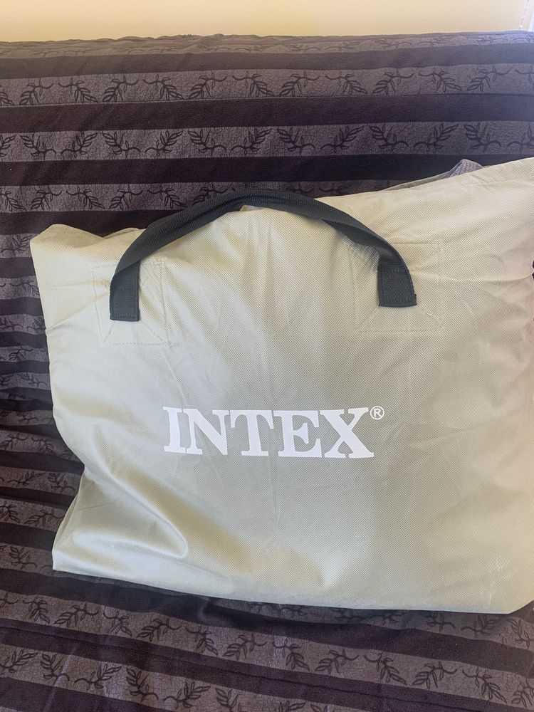 Надуваем матрак INTEX 220v
