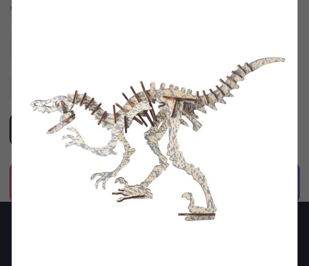 Modele 3D-lemn-Dinozauri