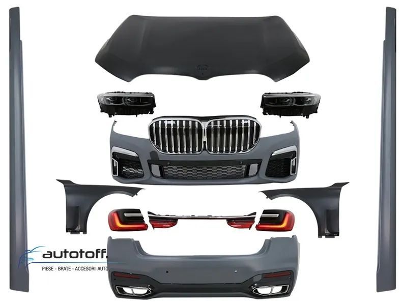 Pachet exterior BMW G12 Seria 7 (15-19) Conversie la G12 LCI Design (2020+)