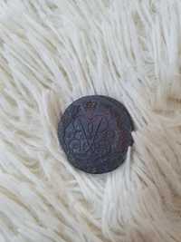 Монета Елизаветы 5 копеек 1762 года