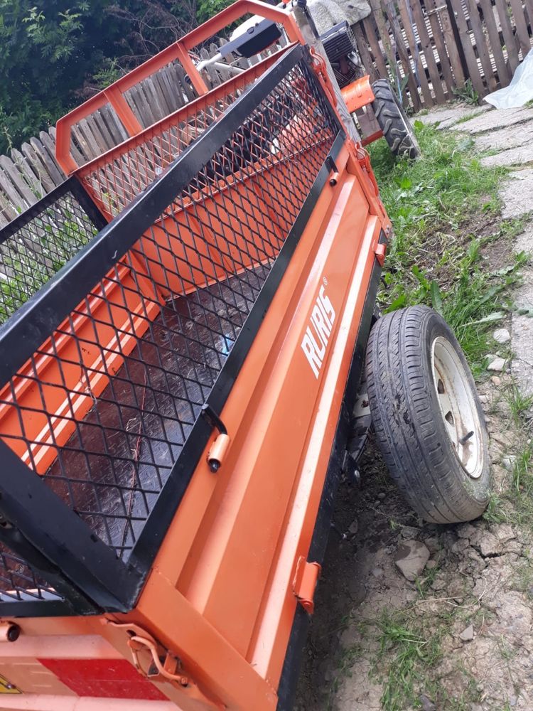 Vand motocultor Ruris cu remorca si accesori  nou nefolosit