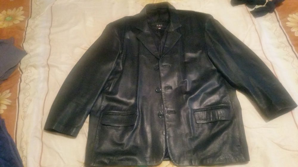 Haina Piele naturala, ABSOLUT NOUA, Barbateasca, Mas. 2XL-56;3XL-58-