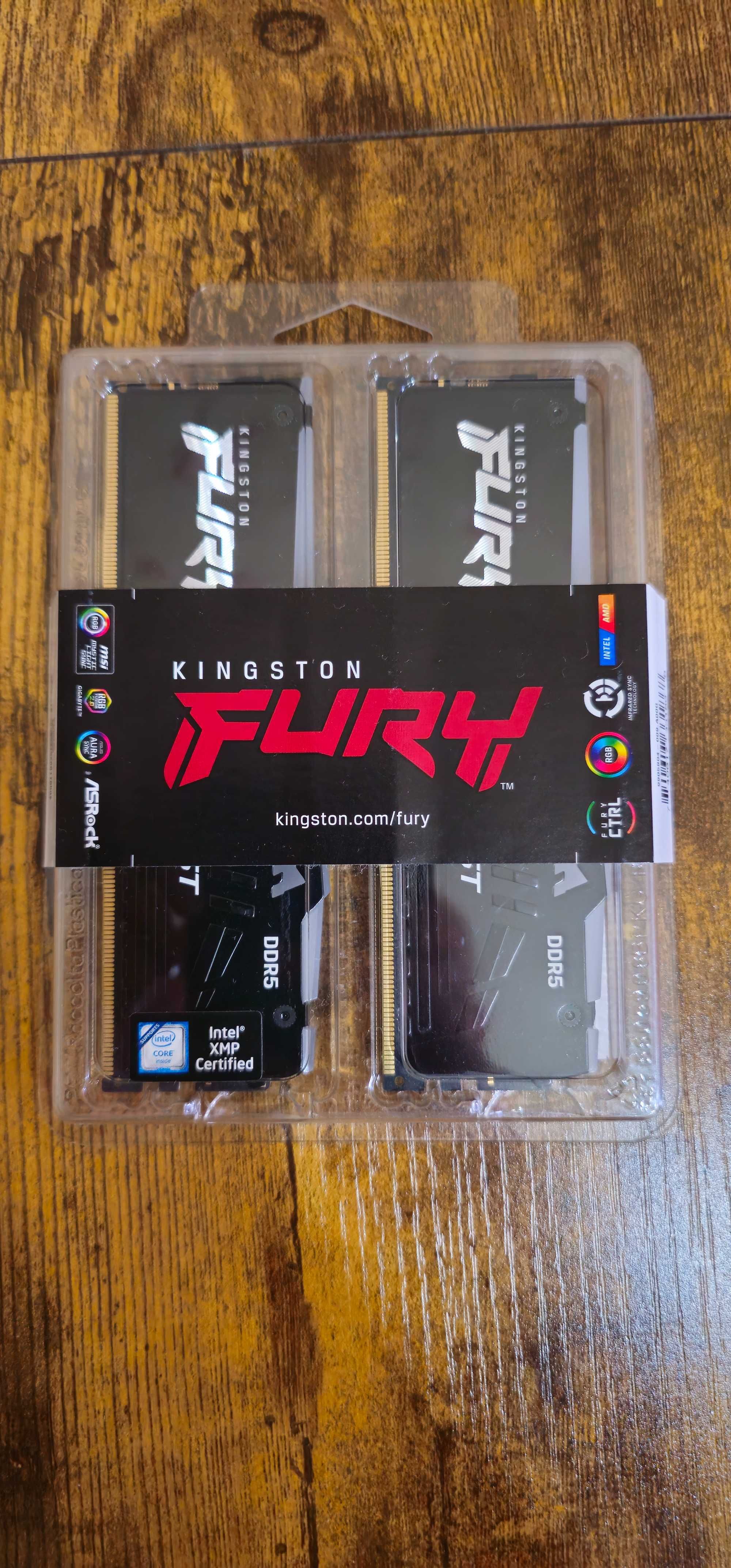Kingston FURY Beast 64GB (2x32GB) 6000MT/s DDR5 CL40 RGB