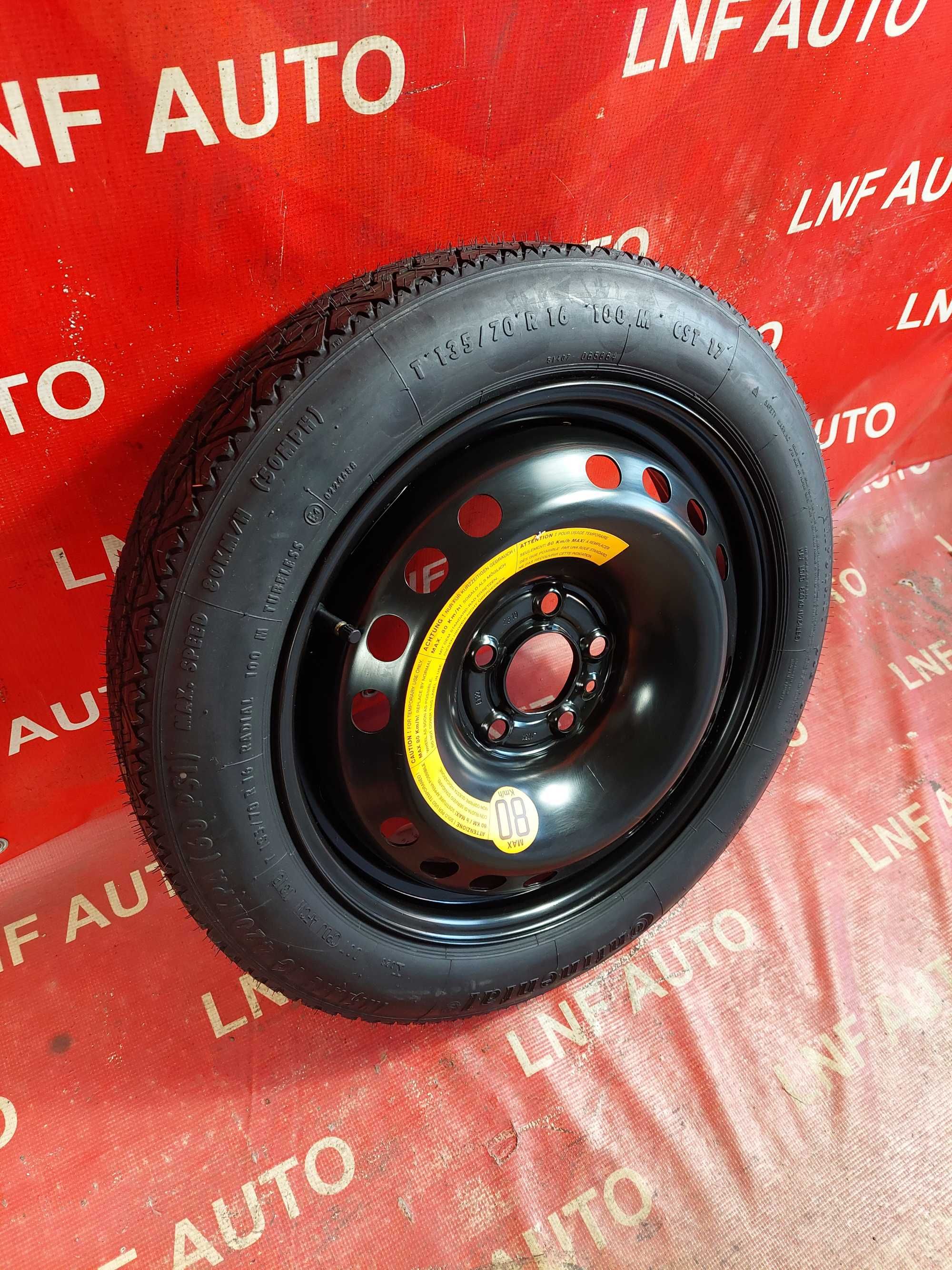 Roata Rezerva SLIM - 5x110 16'' - OEM Alfa Romeo Lancia FIAT - NOUA !