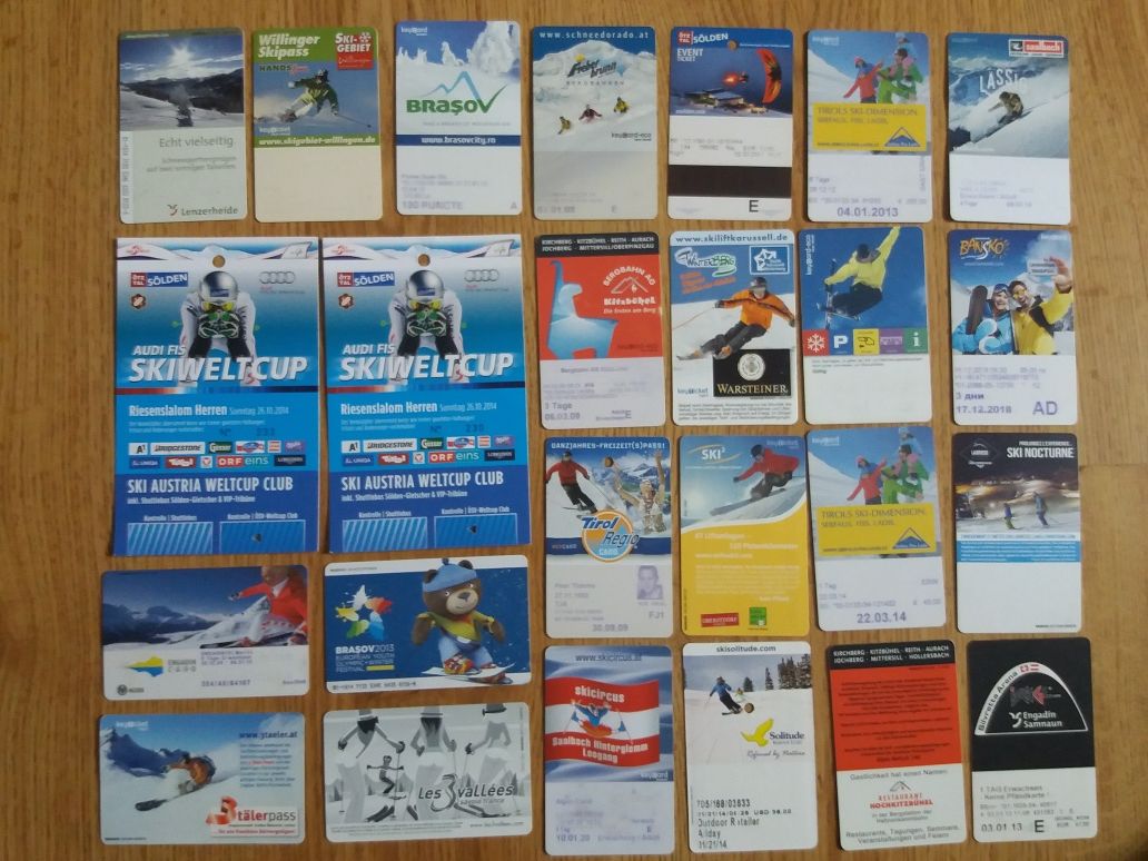 Ски карти-от различни зимни курорти