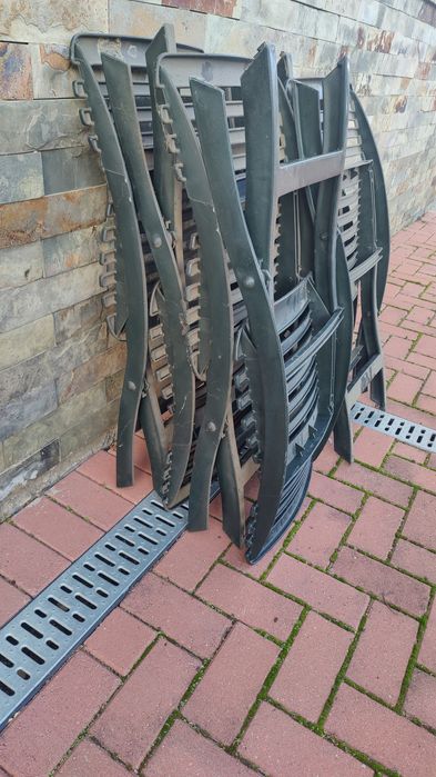 7 buc Scaune plastic terasa