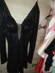 Rochie neagra cu paiete