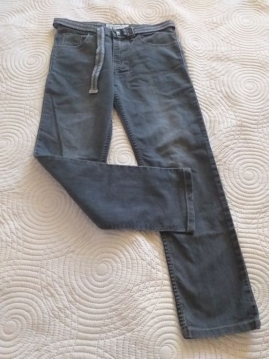 Лот дънки ,  блуза , риза камуфлаж , колан Zara 140