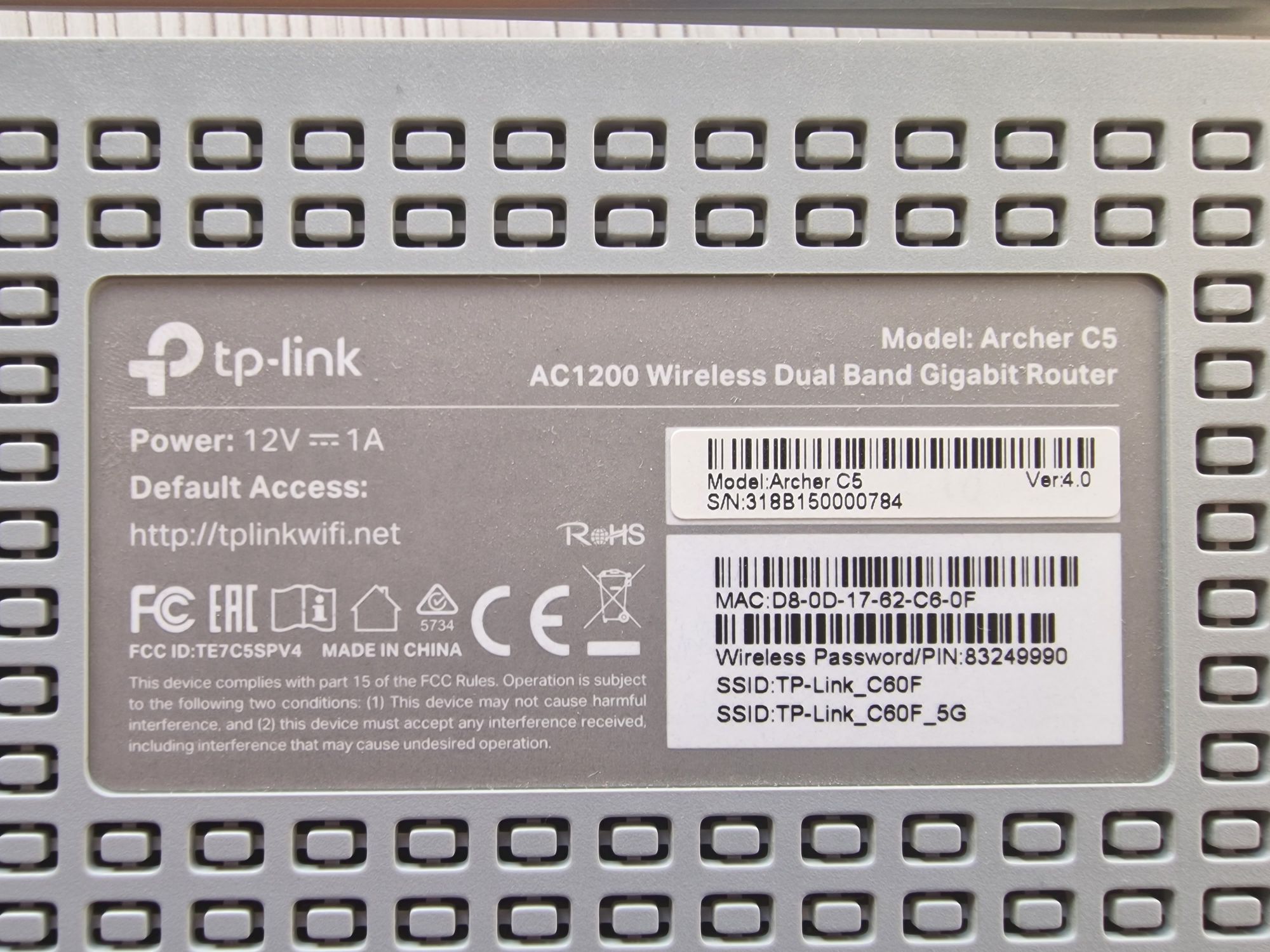 Router TP-LINK Archer C5